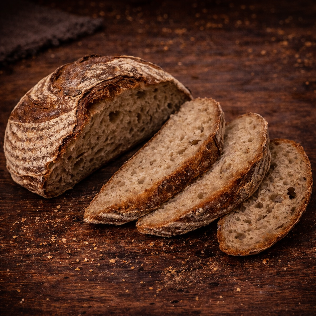 Rosemary Garlic Sourdough Loaf - Bait Lehem